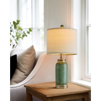 Gsafava Table Lamp For Bedroom Living Room 2025 Farmhouse Rustic Vintage Small Lamps Bedside Nightstand Light Home Office De