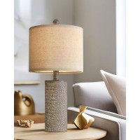 Gsafava 205 Farmhouse Lamp Single Resin Table Lamps For Living Room Bedroom Entryway Table Office Dorm Boho Nightstand Small