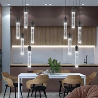 Haixiang 5Lights Mini Chandeliers For Dning Room Pendant Lights For Kitchen Island Over Table Pendant Lighting Fixtures Ceiling