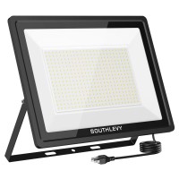 Southlevy 500W Outdoor Led Flood Light, 50000Lm Super Bright, 6000K Daylight White, Ip66 Waterpoof, 85V-277V Security Lights For Sport Court Arena Parking Lot