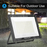 Southlevy 500W Outdoor Led Flood Light, 50000Lm Super Bright, 6000K Daylight White, Ip66 Waterpoof, 85V-277V Security Lights For Sport Court Arena Parking Lot