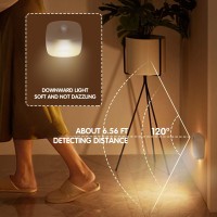 Suuderk Motion Sensor Light Indoor Battery Operated Lights Cordless Wall Lights For Bedroom Smart Night Light For Toilet Hal