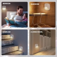 Suuderk Motion Sensor Light Indoor Battery Operated Lights Cordless Wall Lights For Bedroom Smart Night Light For Toilet Hal