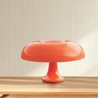 Mushroom Led Table Lamp With Usb Cable Night Lamp Bedside Lamp 3000K-6000K Modern Lighting Desk Lamp Decoration Lamp For Bedroom Living Room, Orange