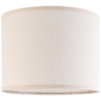 Jerhous Cream Textured Drum Lamp Shades Set Of 2 Medium Modern Lamp Shade 13Top X 13Bottom X 10Highspider Natural Linen