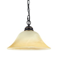 Shengqingtop Plug In Pendant Light Fixture With Retro Alabaster Glass Shade Black Gold Hanging Lamp With Dimmable Switch 164