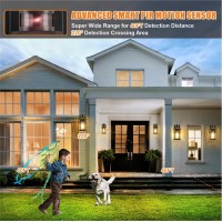 Dastor Motion Sensor Outdoor Lights 2 Pack Dusk To Dawn Exterior Lighting Fixtures Wall Lantern 100 Aluminum Waterproof Porch