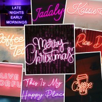 Custom Neon Signspersonalized Customizable Neon Light For Wall Decor Wedding Birthday Party Bedroom Bar Shop Name Logo Lights