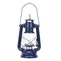 Vintage Kerosene Lamp Iron, Vintage Kerosene Lamp Kerosene Lamp Lampade Ad Olio Kerosene Lamp Oil For Indoor Use Lantern Oil Lamp Party Pub Decoration Gift (Blue)