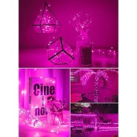 Minetom Fairy Lights Battery Operated 2Pcak 33Feet 100 Leds Mini Battery Powered String Lights Waterproof Twinkle Lights Mason