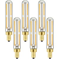 Leools E12 Led Bulb Dimmable 4W Equal 40Watt 2700K Warm White T6 B11 Candelabra Bulb 40 Watt For Chandeliersceiling Fanpendan