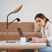 Workluurop Table Lamp For Living Room Led Modern Simple Table Lamp Free Height 265285 Inches Using Warm Light Simple Wind