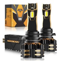 AUXBEAM F22GX SERIESFeatures Plug Type 9006 HB4 Power 120Wset60Wbulb Quantityper bulb 6pcs Single beam socket Luminous Flux 25000lmset12500lmbulb Color Temperature Cool White 6500K IP68 rated waterproof and dust seal360 degrees beam angle Material Aviatio