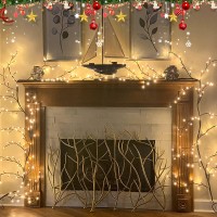 Enchanted Willow Vine Lights For Wall Lighted Wall Tree Willow Vine Light For Room And Home Decor 2 Pack 75Ft Flexible Benda