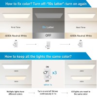 Aphyni 2X4 Led Flat Panel Light Surface Mount 70W 7700Lm 3000K4000K5000K Triac Dimming 10100 120V Ultra Thin 2X4Ft Flush