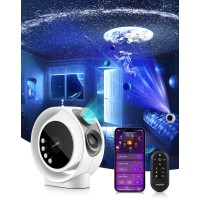 Laview Star Projector Hd Image Large Projection Area Led Lights For Bedroom App Remote Control 3 Level Silent Rotation Night Lig