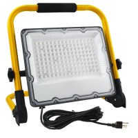 Ouside 100W Led Work Light 10000Lm Construction Light With 1575 In Cable 700W Equivalent 6500K Portable Working Lights With S