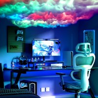 Upgraded 3D Thundercloud Led Light Cloud Music Sync Multicolor Changing Strip Light Atmosphere Diy Creative Thunder Cloud Lamp