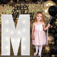 Cool White 4Ft Marquee Light Up Letters Light Up Letter M Marry Me Light Up Letters Giant Marquee Letters For All Events Bir