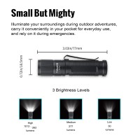 Thrunite Ti Pro Aa & Rechargeable Mini Flashlight, High 1012 Lumens, Bright But Small Flashlight Powerful For Outdoor And Edc