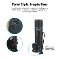 Thrunite Ti Pro Aa & Rechargeable Mini Flashlight, High 1012 Lumens, Bright But Small Flashlight Powerful For Outdoor And Edc