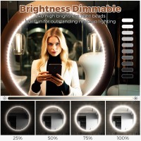 Led Vanity Mirror Lights 13Ft Vanity Lights For Mirror With Color Brightness Dimmable Bluetooth App Control Vanity Mirror Li