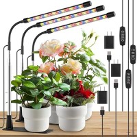 Lpmzmbl Grow Light Led Plant Light For Indoor Plant Growing Full Spectrum Desk Grow Lamp With Base 10 Dimmable Levels Plant L