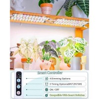 Dommia Grow Lights Linkable Grow Lights For Indoor Plants Full Spectrum 61216H Timer Plant Grow Lights Indoor Under Cabinet