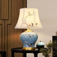 Table Lamp Bedside Lamp Nightstand Lamp Chinese Vintage Ceramic Table Lamp Table Lamps Desk Light Bedroom Bedside Desk Nightstand Lamp For Living Room Office Table Lamps Table Light For Living Room (