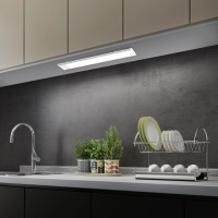 Under Cabinet Light Led Closet Lights Rgb Stick On Lighting Rechargeable Battery Color Changing Under The Counter Light Bar Wit