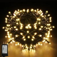 Ekway String Lights 82 Ft 1000 Led Christmas String Lights Outdoorindoor Fairy Lights With 8 Modes Plug In Christmas Lights Wat