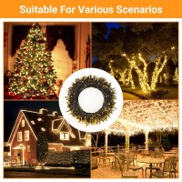 Ekway String Lights 82 Ft 1000 Led Christmas String Lights Outdoorindoor Fairy Lights With 8 Modes Plug In Christmas Lights Wat