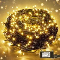 Ekway String Lights 82 Ft 1000 Led Christmas Lights Outdoorindoor Fairy Lights With 8 Modes Plug In Christmas Lights Waterproof