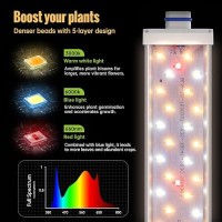 Speeplant Led Grow Lights 14Ft For Indoor Plants Full Spectrum 660Nm Hanging Grow Light 3600K Led Plant Grow Lights For Indoo