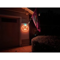 Lamomo Led Neon Lights 164Ft Orange Halloween Decorations 039Incut Neon Light Strip 12V Flexible Waterproof Led Stripsilic