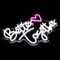 Valentines Day Its A Love Story Neon Sign Led Neon Love Sign Light For Wall Decor Light Up Sign For Wedding Engagement Bache