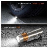 Wurkkos Ts10 V2 Pocket Edc Flashlight Rechargeable Small Powerful Flashlight High Lumens Titanium Alloy Copper Material 3Pcs