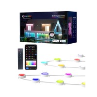 Shag - 100Ft Led App Control New Year Lights - Ip67 Waterproof, Rgbic & 16 Million Color Lights For Home, Outdoor Living, Wedding, Party Decoration, Birthday Events