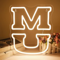 Missouri Neon Sign For Wall Decor Mu Neon Led Sign For Bedroom City Name Light Up Signs For Man Cave Dorm Decaration For College