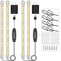 Lpmzmbl Grow Lights For Indoor Plants 16 In Full Spectrum Plant Grow Light Strip With Upgrade Timer 3912H 3 Spectrum Modes