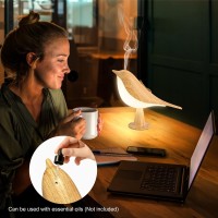 Bird Lamp Night Light 2 Pack, Bird Table Lamp With 3 Lighting Colors & Brightness Dimmable, Rechargeable Bedside Lamp, Small Lamp Light For Kids, Desk Lamp For Bedroom, Living Room, Outdoor Camping