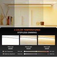 Mekkleon Under Cabinet Lights Remote Control 2 Pack Magnetic Dimmable Closet Lights 4800Mah Usb Rechargeable Wireless Led Shop L