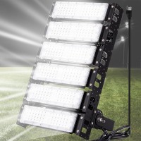 Spolehli Led Stadium Flood Lights 2000W Equivalent 48000Lm Super Bright Led Arena Lights 85-305V Ip66 Waterproof 6500K Daylight White 300W Outdoor Lighting For Farm Stadium Riding Arena Field Rink