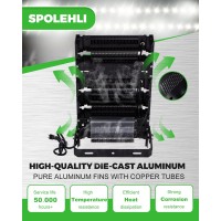 Spolehli Led Stadium Flood Lights 2000W Equivalent 48000Lm Super Bright Led Arena Lights 85-305V Ip66 Waterproof 6500K Daylight White 300W Outdoor Lighting For Farm Stadium Riding Arena Field Rink