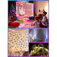 Fairy Lights Color Changing 33 Ft 100 Led String Lights With Remote 11 Modes Usb Powered Christmas Lights Indoor Twinkle Lig