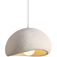 Tadibu Simple Style Resin Chandelier, Creative Personality Hanging Light Lampshade, E27 Snail Mouth Single Pendant Light(Size:30Cm,Color:B)