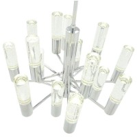 Finesse Decor Acrylic Cylinders Chandelier, 16-Lights, Dimmable(D0102Hge4Eg)