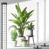 Porikg 2 Pack Grow Lights For Indoor Plants 6000K 243 Leds Light For Seed Starting With Full Spectrum 45In Height Standing Pla