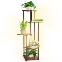 Barrina Plant Stand With Grow Lights Full Spectrum 5 Tier Potted Corner Plant Shelf With Grow Lights Panel Dimmable 24W 3 X 8