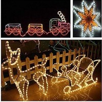 200Ft Led Rope Lights Outdoor 1440 Led Flexible Tube Lights With 8 Modes Waterproof Led Rope Lighting For Outside Garden Pat